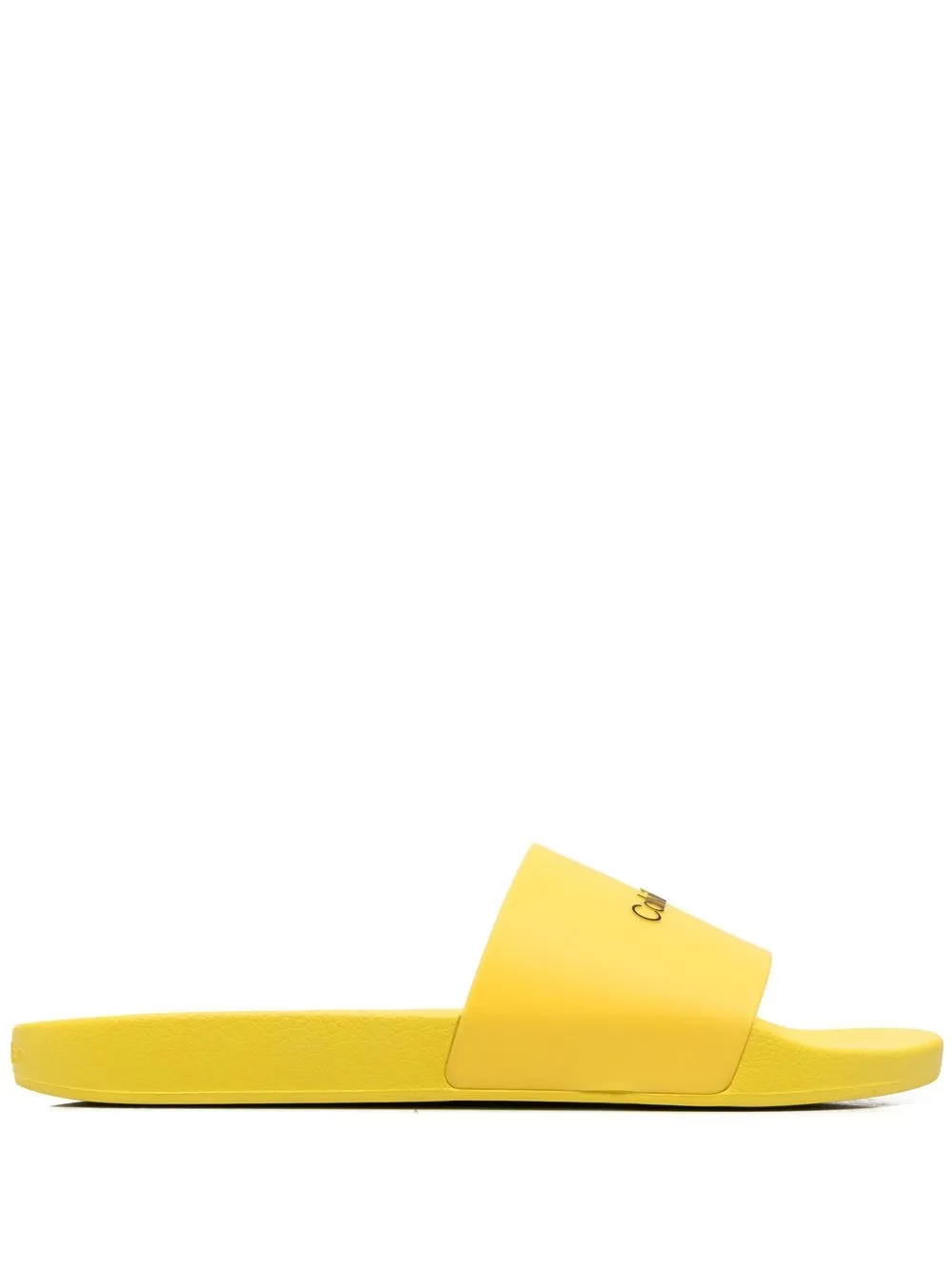 

Calvin Klein flip flops con logo - Amarillo