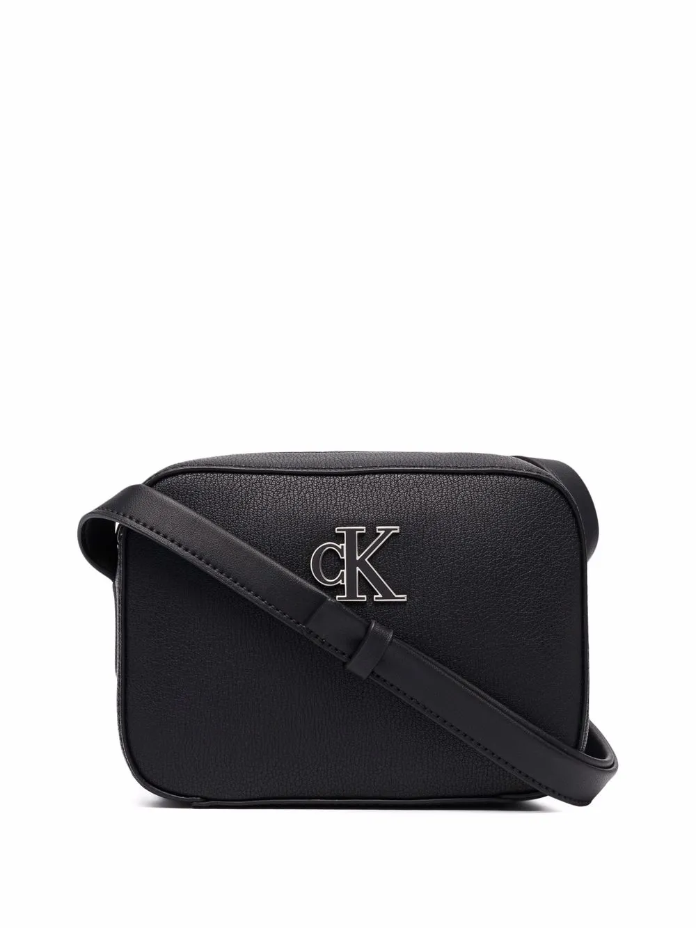 Calvin Klein Jeans Est.1978 Logo Plaque Crossbody Bag In Schwarz | ModeSens