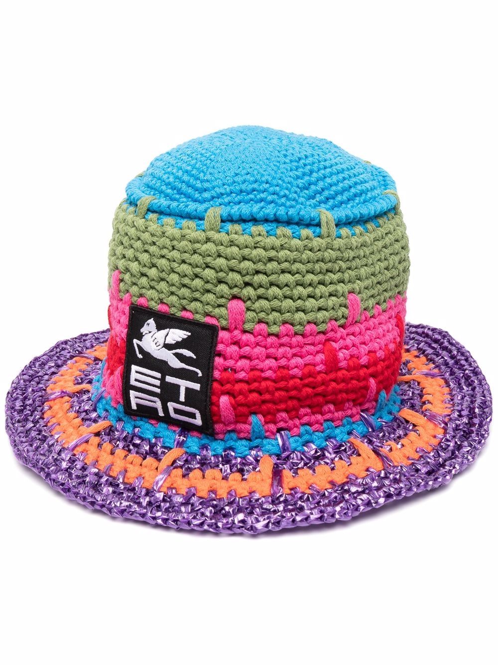 

ETRO gorro de pescador tejido - Rosado