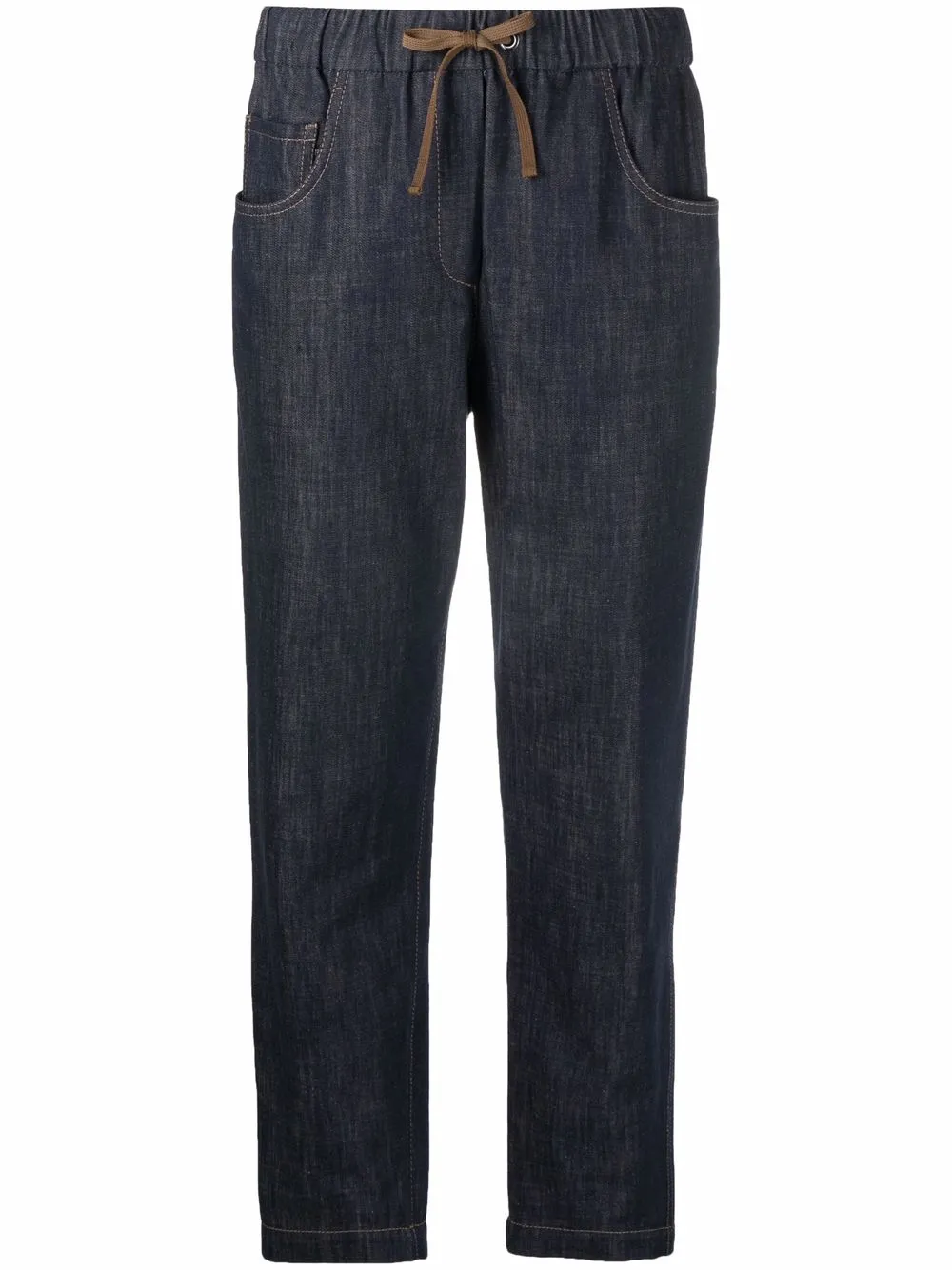 

Brunello Cucinelli jeans con cordón - Azul