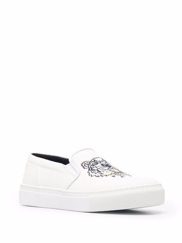 kenzo tiger slip on trainers