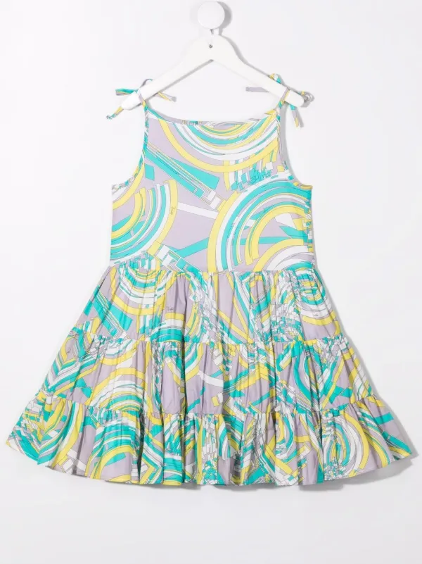 PUCCI Junior グラフィック ワンピース - Farfetch