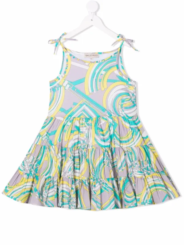 PUCCI Junior グラフィック ワンピース - Farfetch