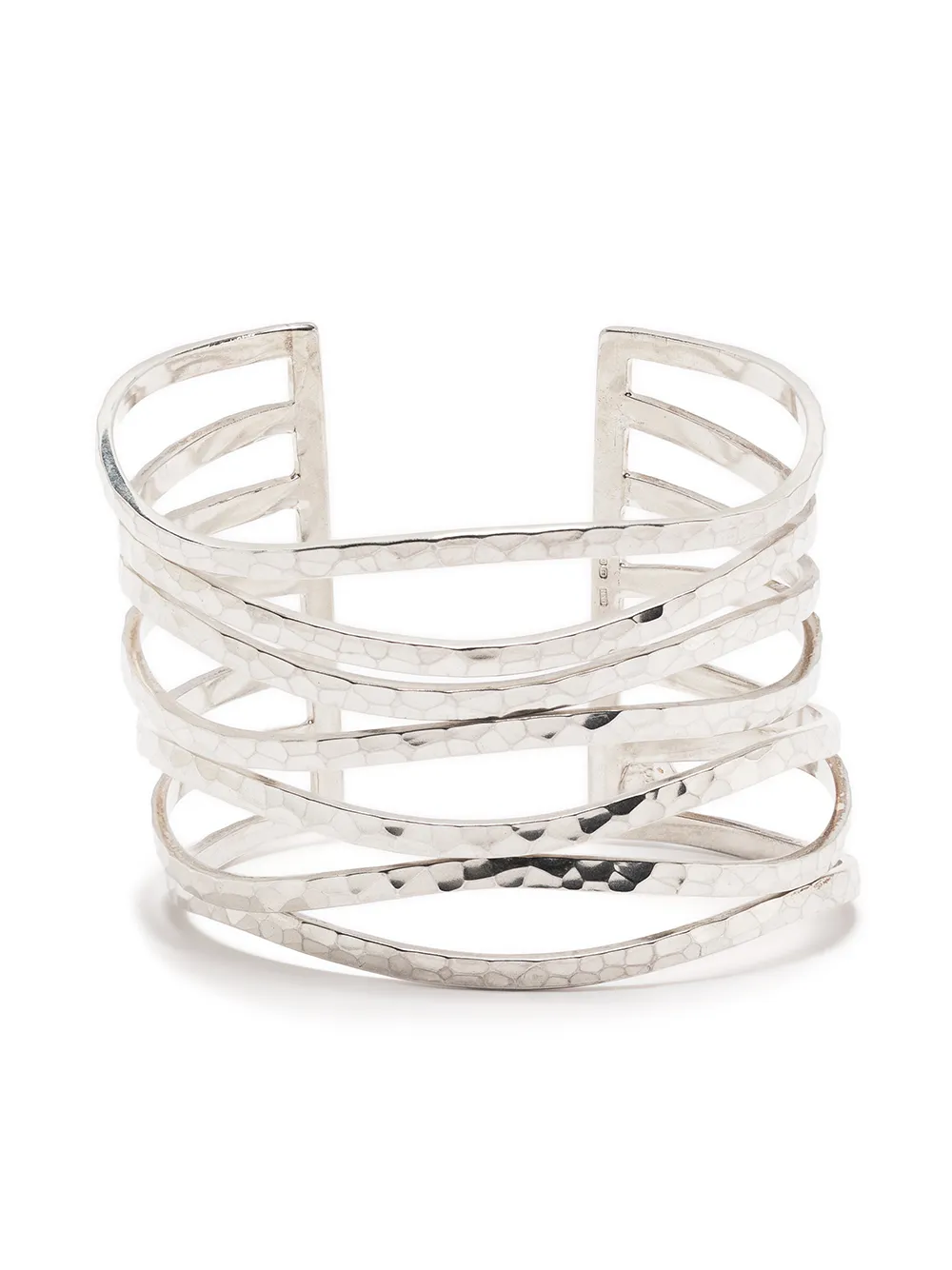 

DOWER AND HALL brazalete Nomad - Plateado