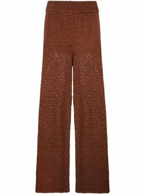 ROTATE BIRGER CHRISTENSEN Calla knitted trousers