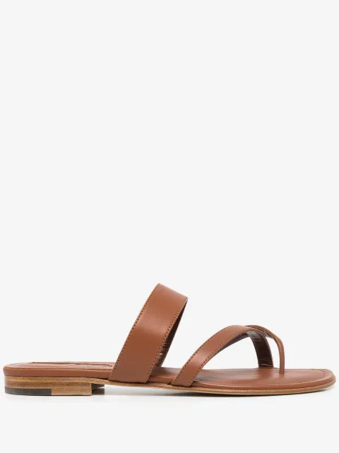 Manolo Blahnik Susa crossover straps sandals