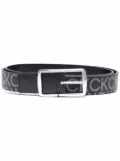 Calvin Klein Reversible logo-print belt - Black
