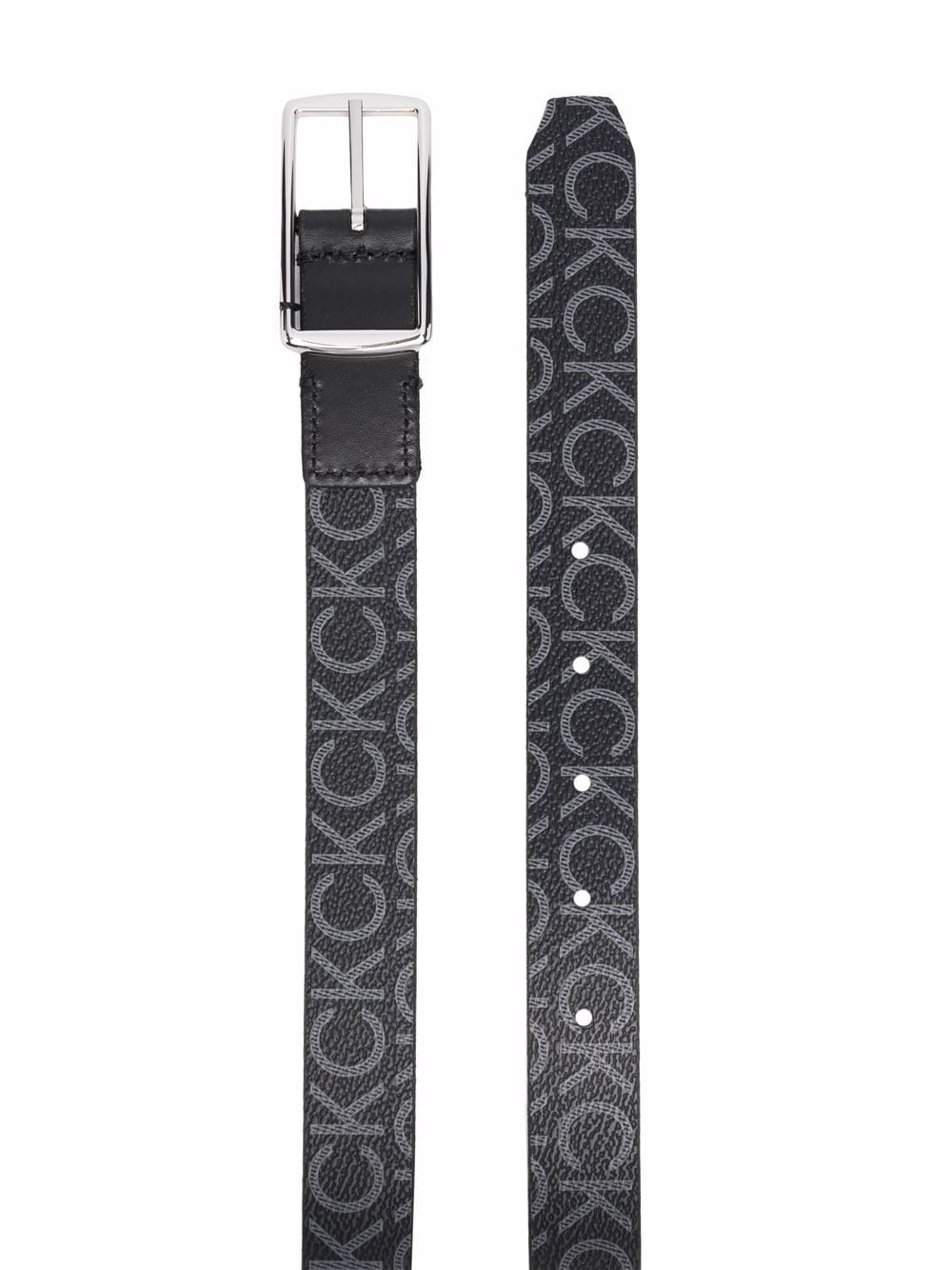 Image 2 of Calvin Klein Reversible logo-print belt