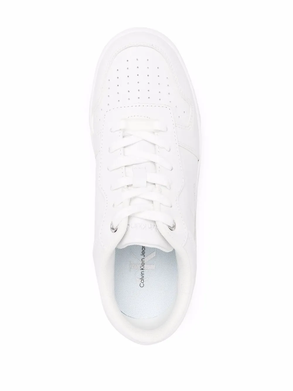calvin klein cupsole sneaker lace up