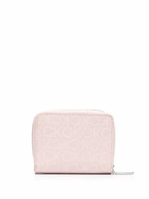 calvin klein zip around purse