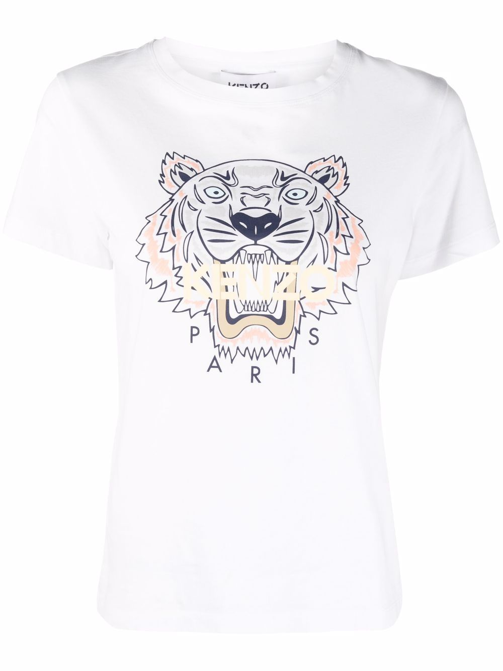 Kenzo Tiger Head Motif T-shirt - Farfetch