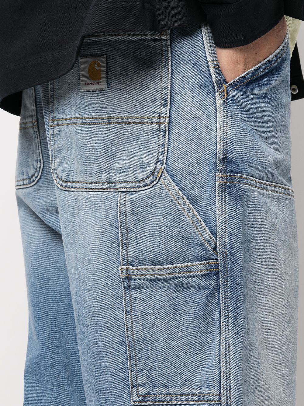 Carhartt WIP cargo-pocket wide-leg Jeans - Farfetch