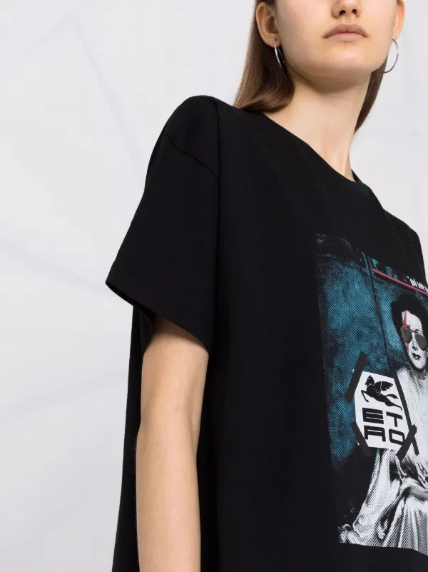 トップス ETRO Graphic Pattern Shirt Etro Men's Floral Graphic Crewneck T-Shirt | Neiman Marcus