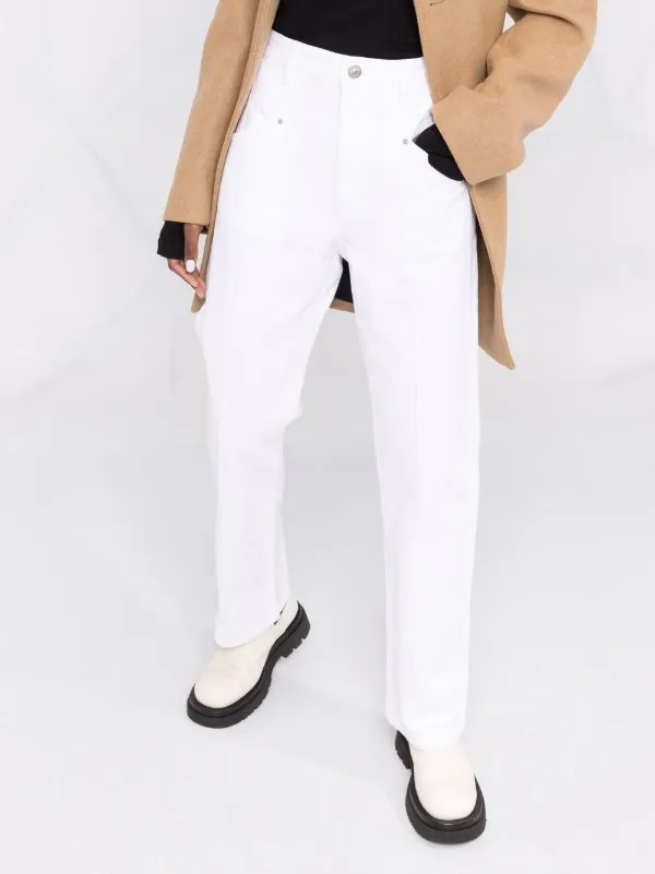 【Isabel marant】ストレートパンツ Isabel Marant ストレート レザーパンツ 通販 - FARFETCH