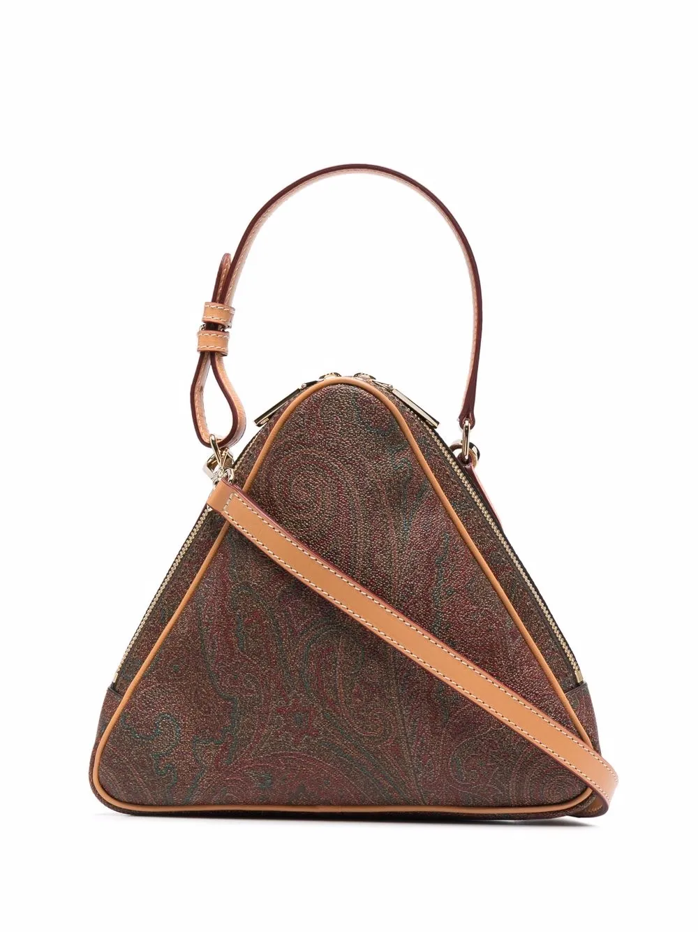 

ETRO tote con diseño triangular - Marrón