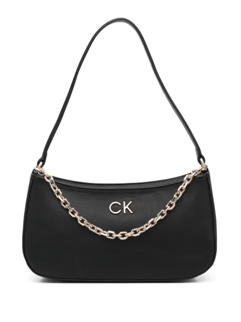 calvin klein logo贴花单肩包