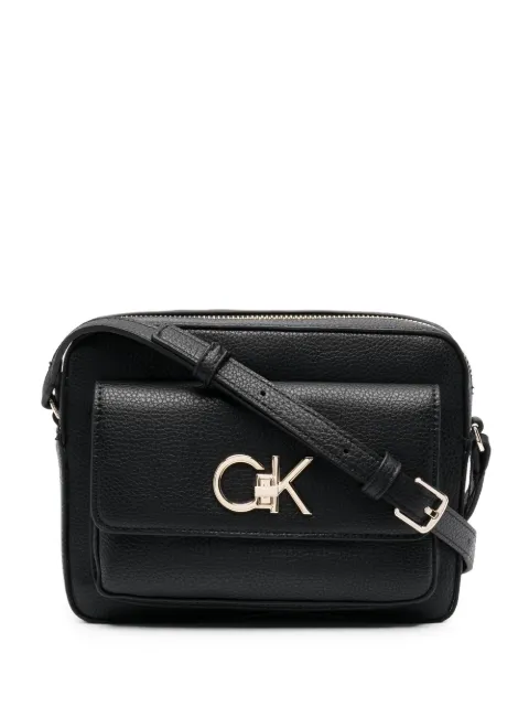 Calvin Klein Re-Locamera flap-pocket crossbody bag