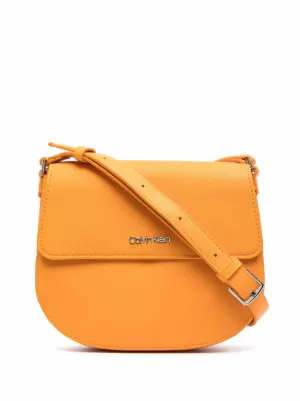 calvin klein yellow crossbody bolsa