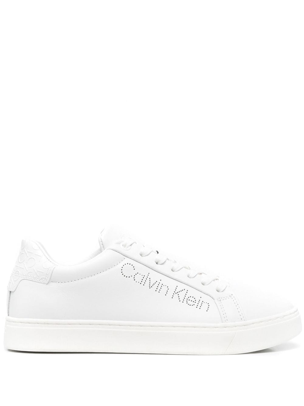 Calvin Klein perforated-logo low-top Sneakers - Farfetch
