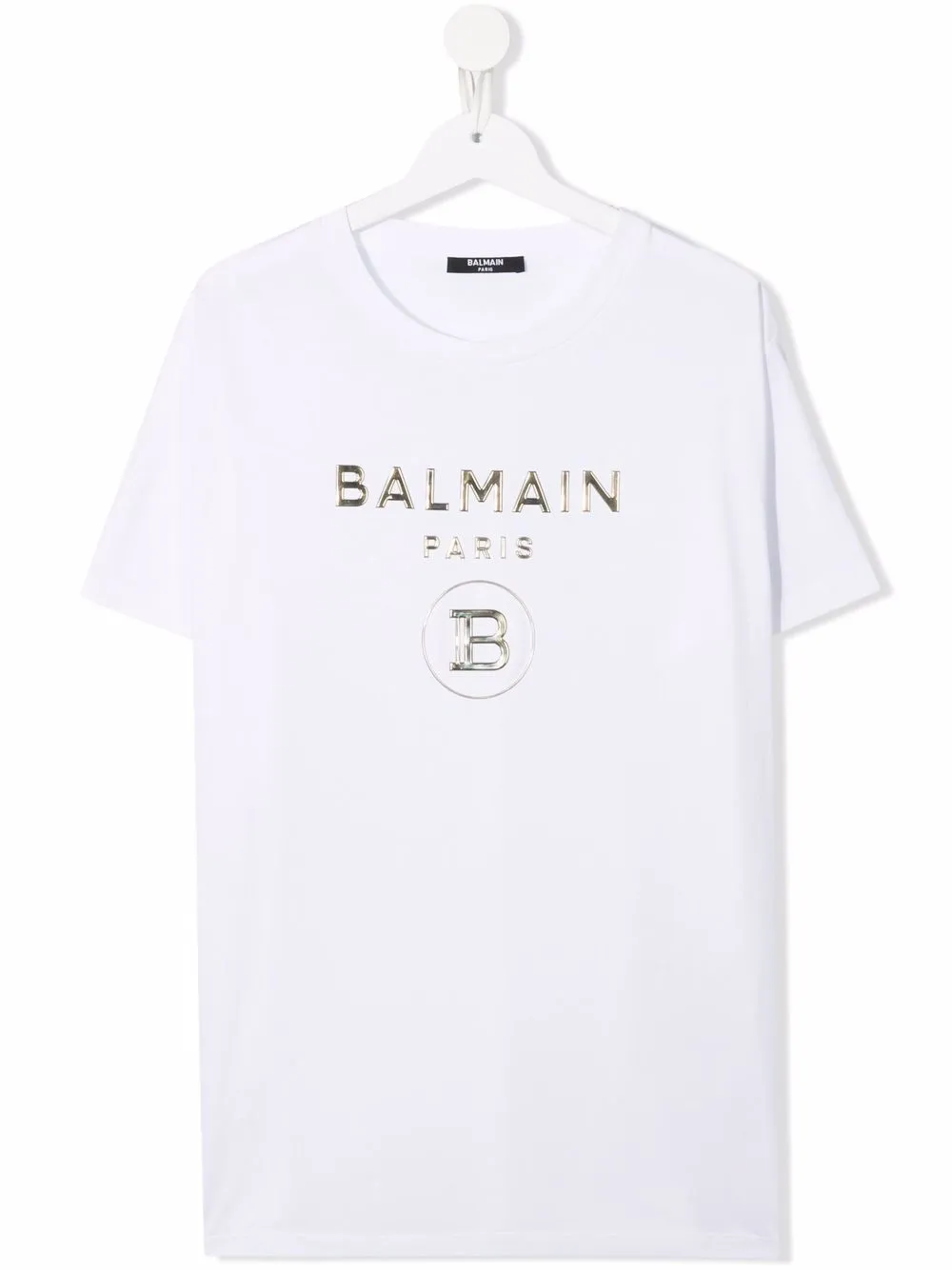 фото Balmain kids футболка с логотипом