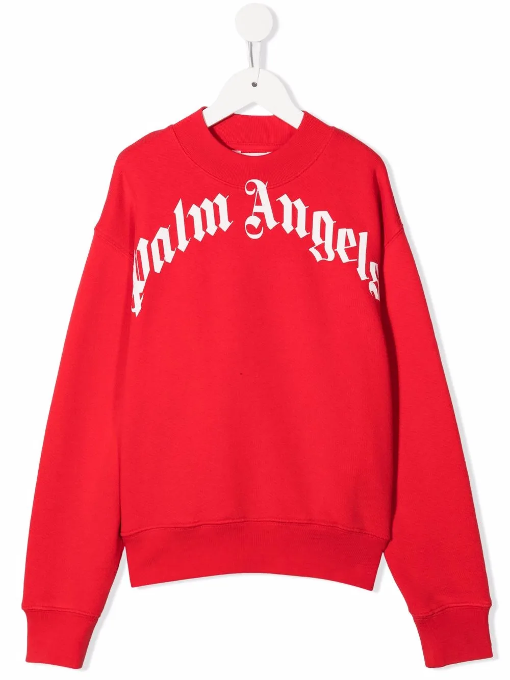 

Palm Angels Kids sudadera con logo estampado - Rojo