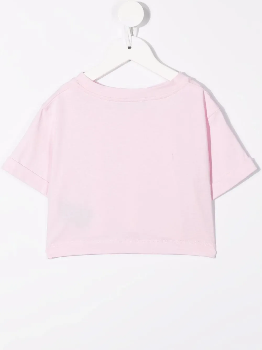 Balmain Kids T-shirt met logoprint - Roze