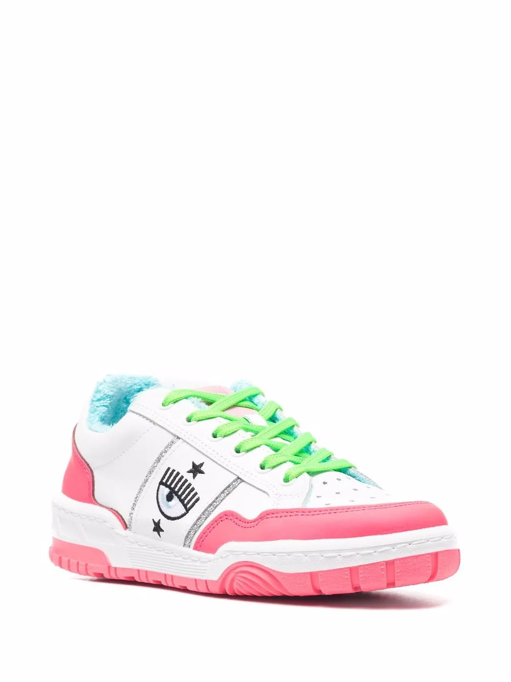 фото Chiara ferragni кроссовки в стиле колор-блок