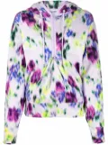 Kenzo tie dye-print pullover hoodie - Purple
