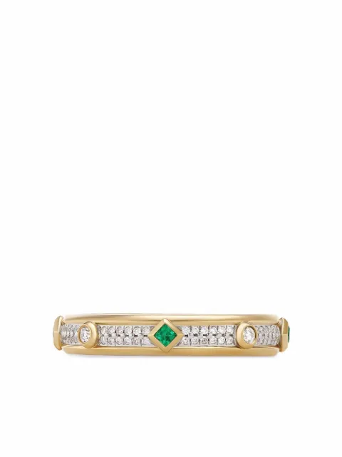David Yurman 18kt yellow gold Modern Renaissance diamond ring