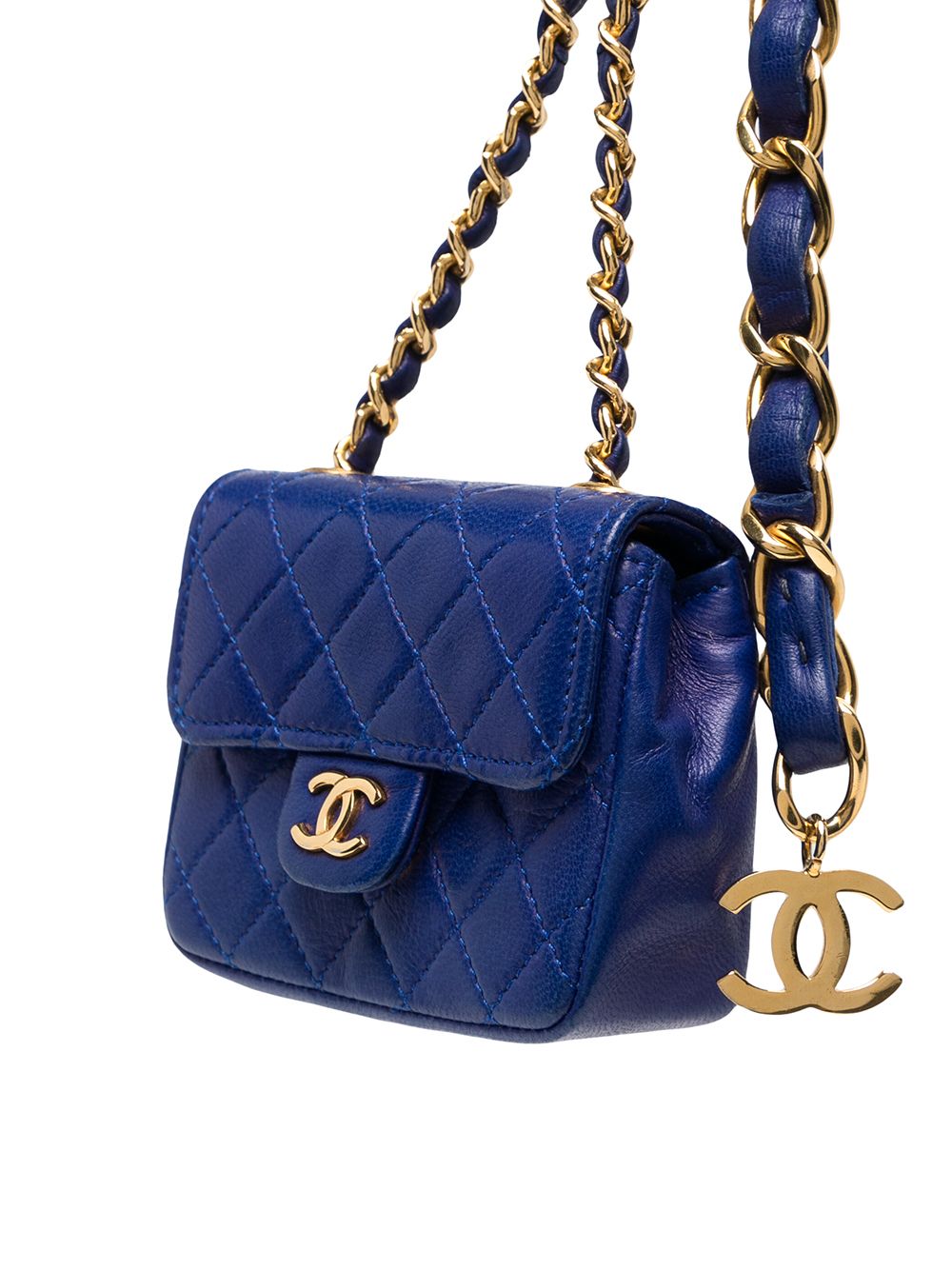 CHANEL Pre-Owned 1990 Classic Flap Micro Shoulder Bag - Farfetch