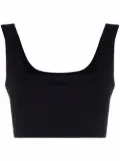MANURI Miss Jane sleeveless cropped top - Black