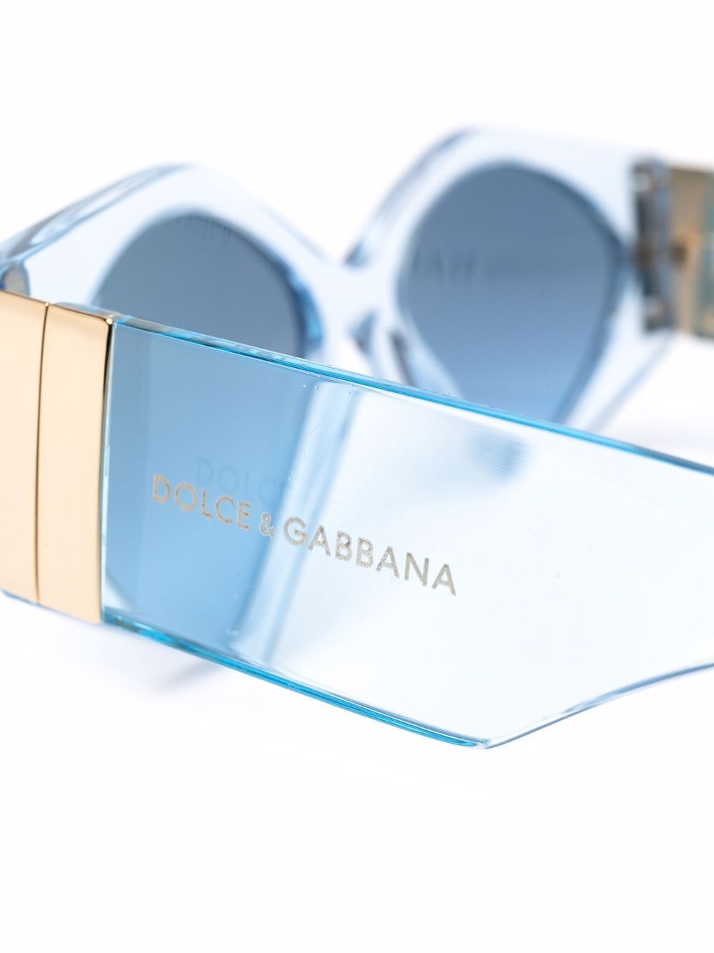 фото Dolce & gabbana eyewear солнцезащитные очки в оправе 'кошачий глаз'