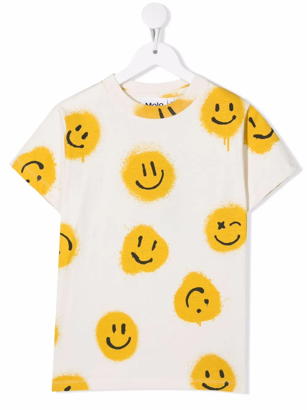 

Molo Road Happy Together-print organic cotton T-shirt - Neutrals