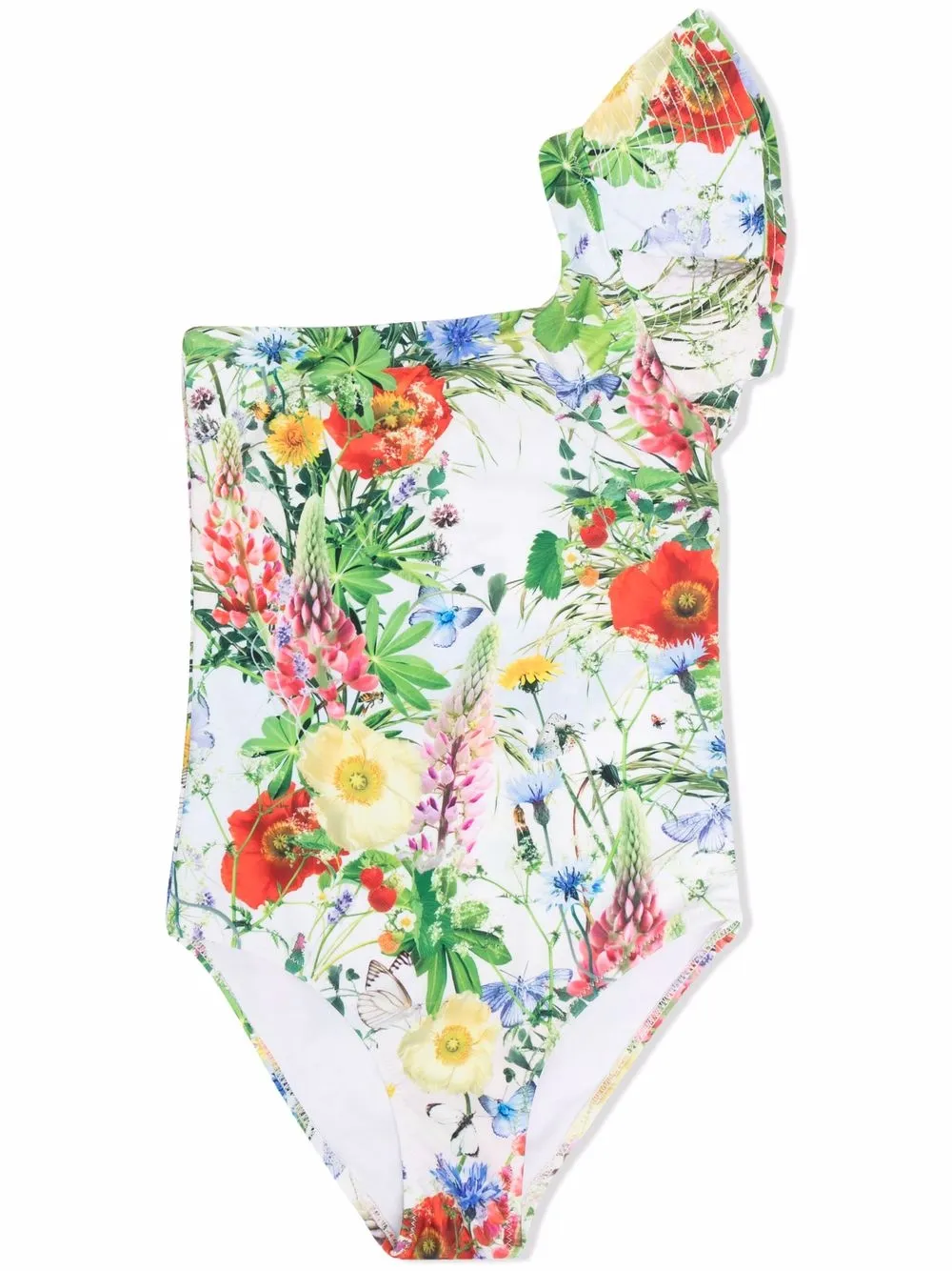 

Molo traje de baño con estampado Nitt Meadow - Blanco
