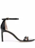 Stuart Weitzman open-toe leather sandals - Black
