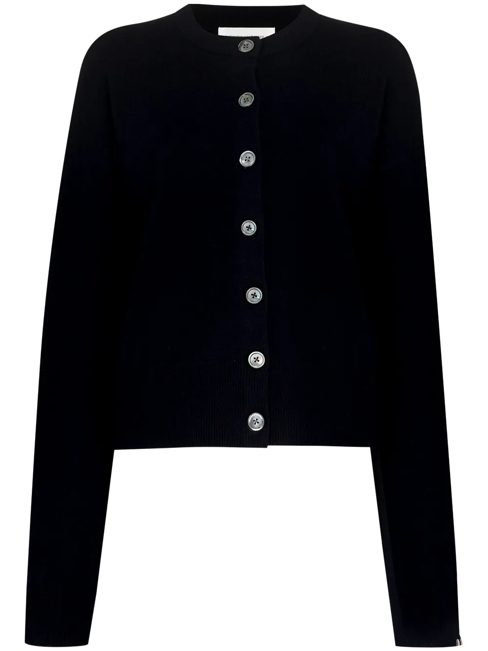 

extreme cashmere button-up cashmere-blend cardigan - Blue