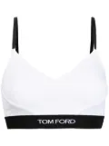 TOM FORD logo underband bralette - White