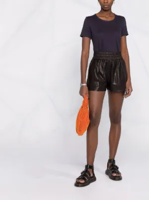 Designer Leather \u0026 Faux-Leather Shorts 