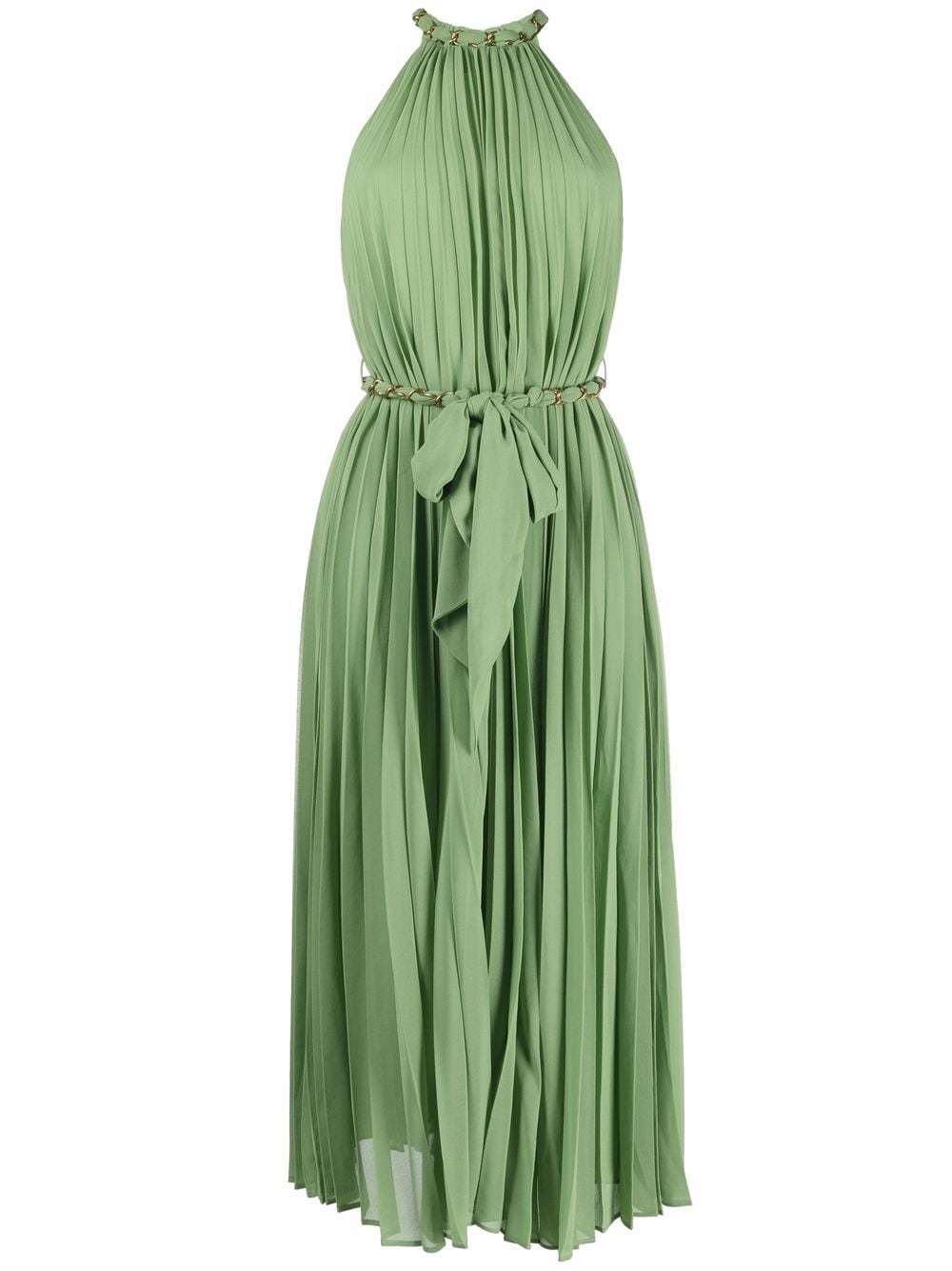 

ZIMMERMANN vestido midi plisado - Verde