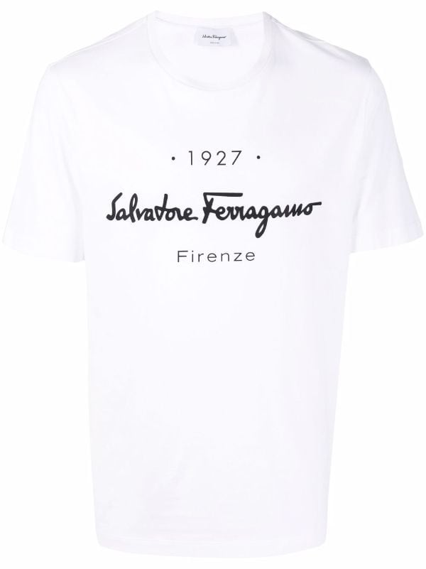 フェラガモ ロゴTシャツ - Tシャツ/カットソー(半袖/袖なし)