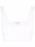 MANURI Miss Jane sleeveless cropped top - White