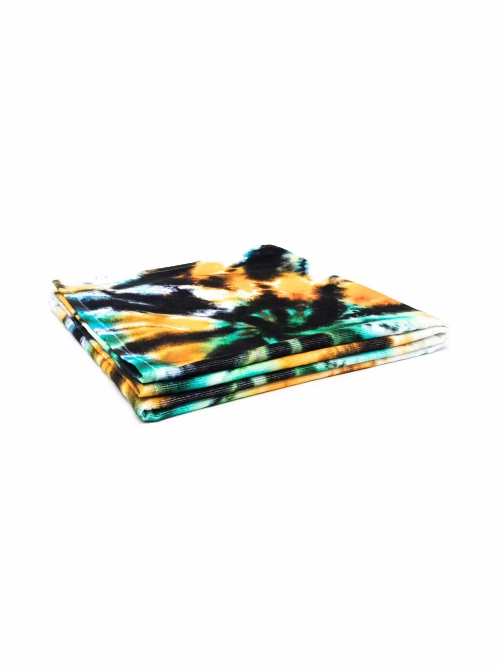 

Molo toalla de playa con estampado tie-dye - Negro