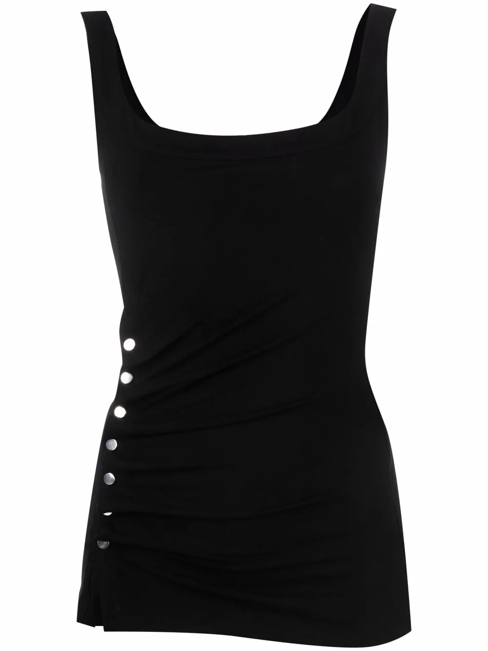 

Paco Rabanne gathered vest top - Black