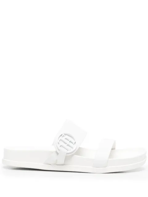 Tommy Hilfiger logo-plaque moulded slides