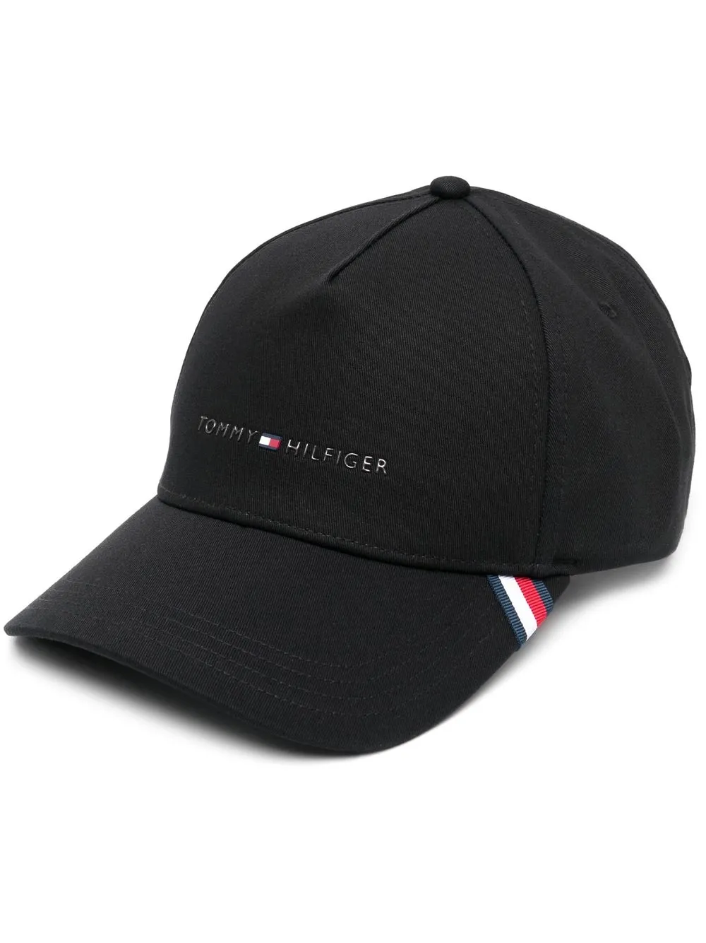 

Tommy Hilfiger gorra con parche del logo - Negro