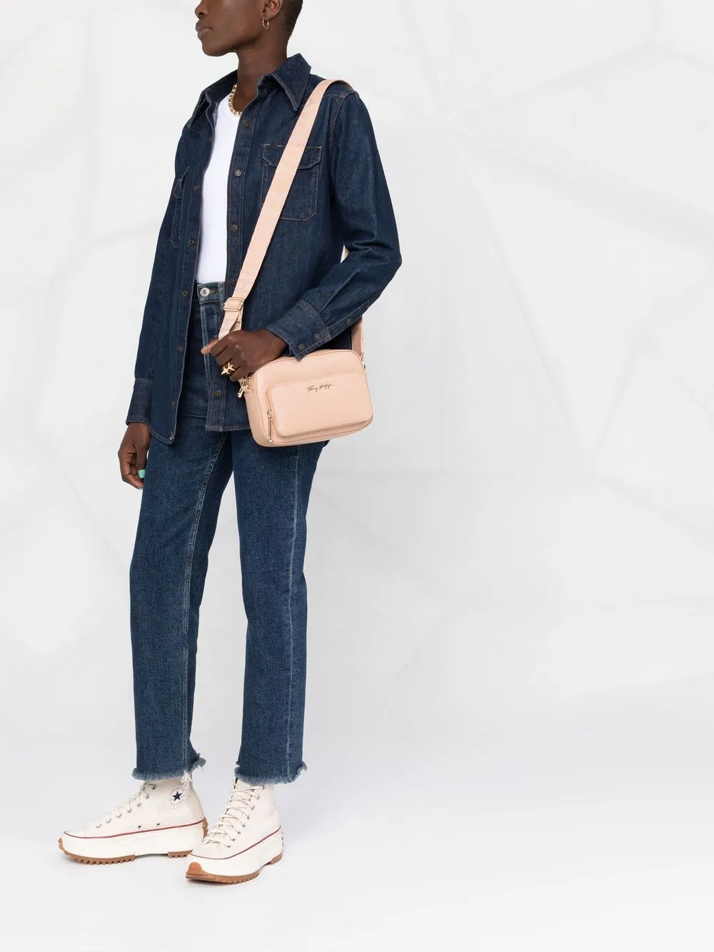 Tommy Hilfiger Iconic Camera Crossbody Bag In Neutrals ModeSens