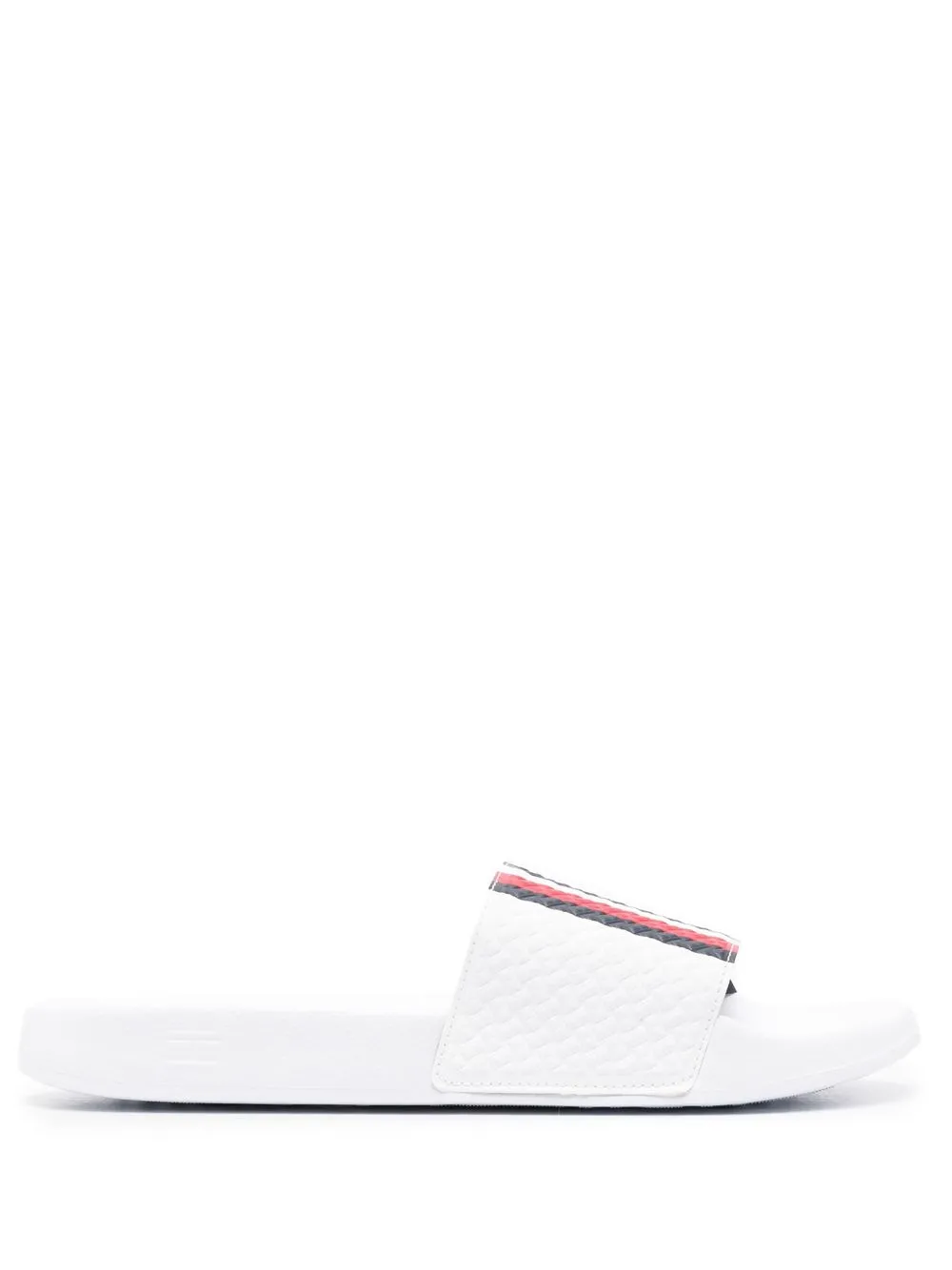 

Tommy Hilfiger sandalias Signature Flag con logo - Blanco