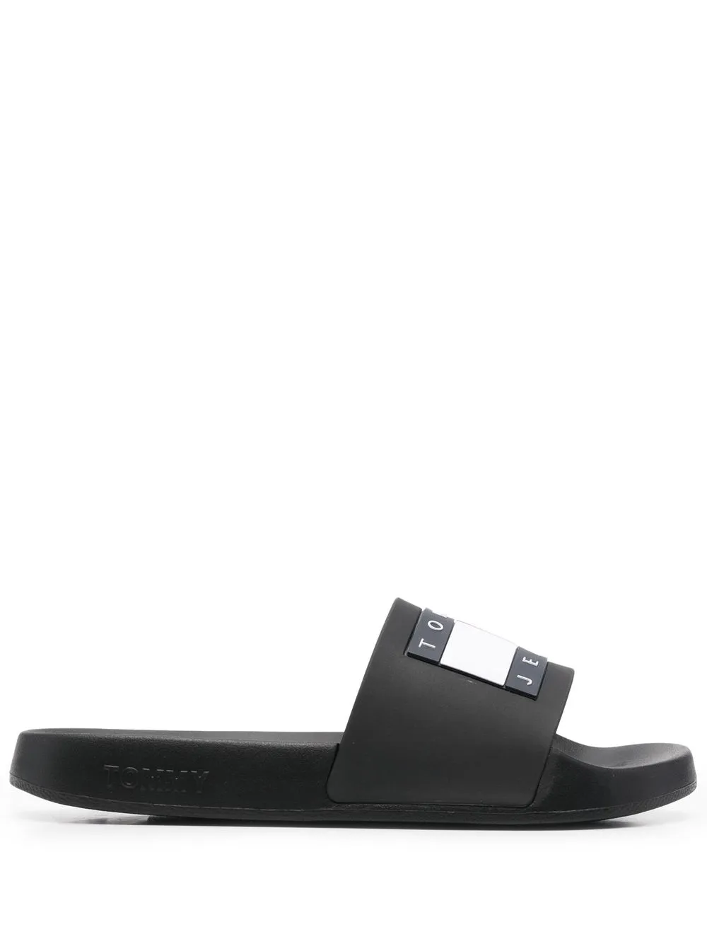 

Tommy Jeans sandalias con logo estampado - Negro