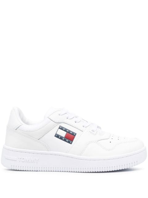 Tommy Jeans logo patch lace-up sneakers