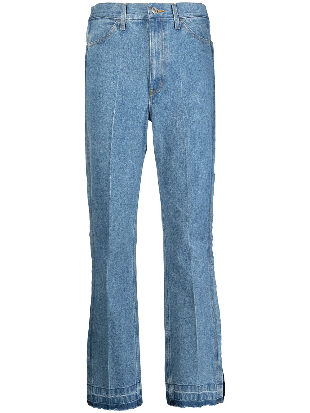фото Toga джинсы прямого кроя с разрезами